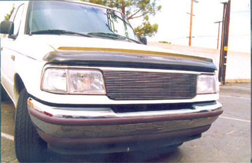 Horizontal T-Rex 20675 Aluminum Polished Finish Replacement Billet Grille for Ford Ranger