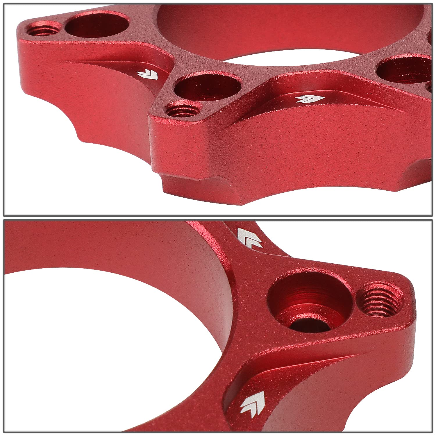 Red NRG Innovations SRK-LOTH-RD Gaming Steering Wheel Hub Adapter Compatible with Logitech G923 G29 G920 G27, 6 X 70mm Bolt Pattern