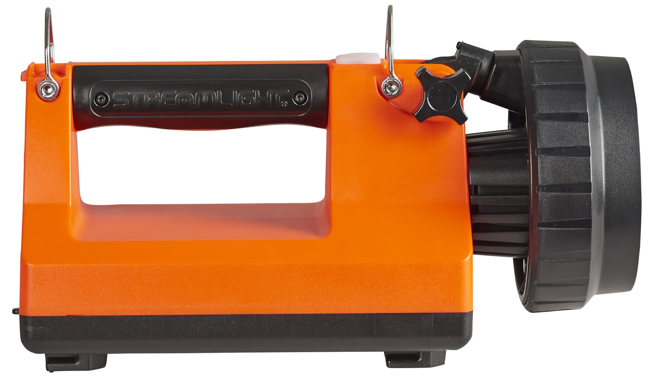 Streamlight E-Spot LiteBox 1500-Lumen 110000 Candela Rechargeable Lantern with Vehicle Mount System, Direct Wire DC Charging Rack, and Heavy Duty Shoulder Strap, Orange