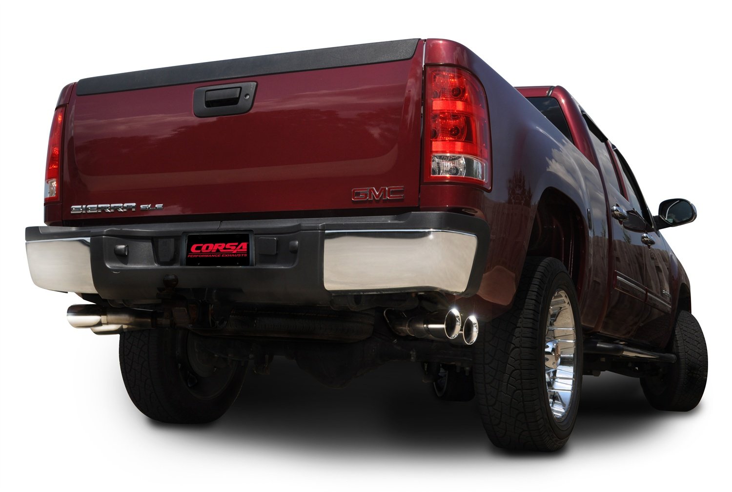 Pro Series CORSA 14891 Split Side Exit Catback Exhaust System with 4" Twin Side Swept Tips