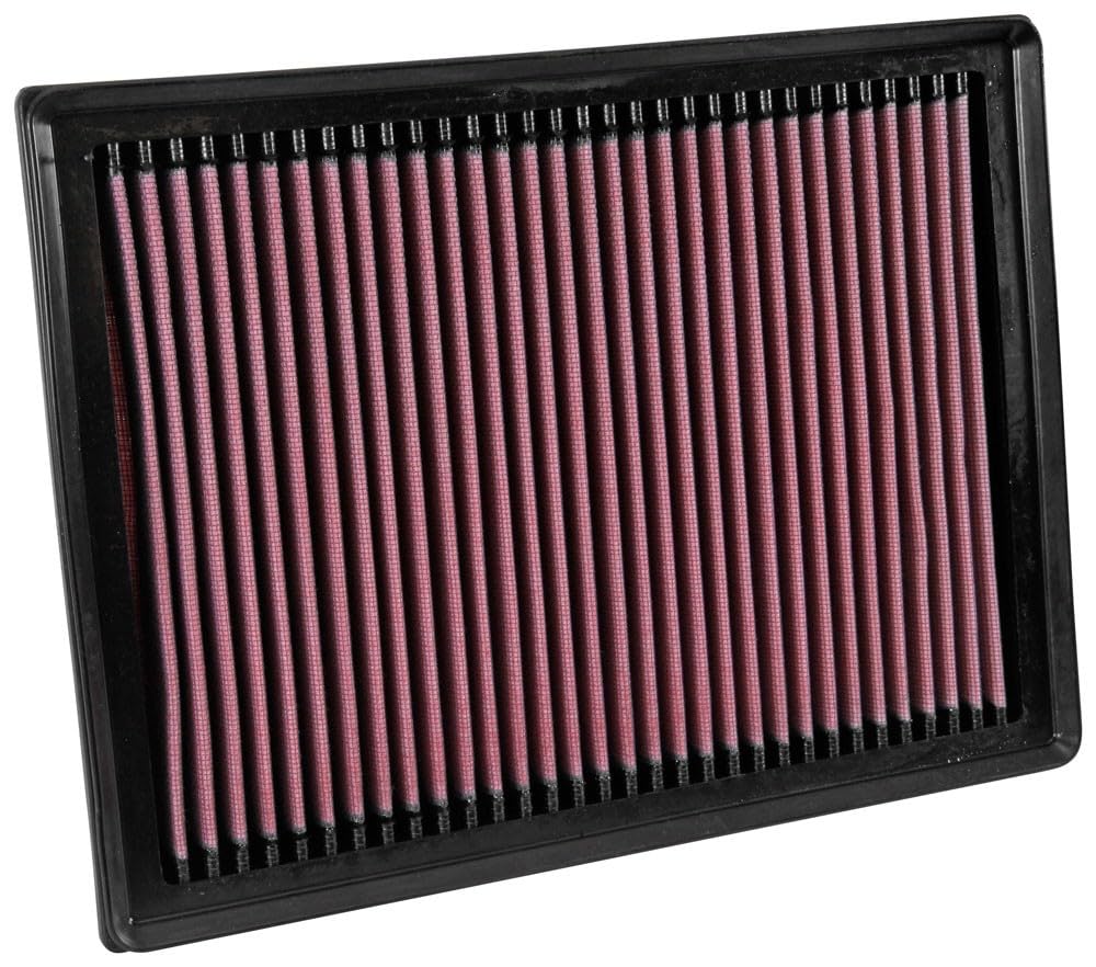 High-Flow K&N Original Lifetime Engine Air Filter: Increase Power: Premium, Washable: Compatible with 2004-2024 Mitsubishi/Toyota: (See Product Description for Select Models) 33-3045