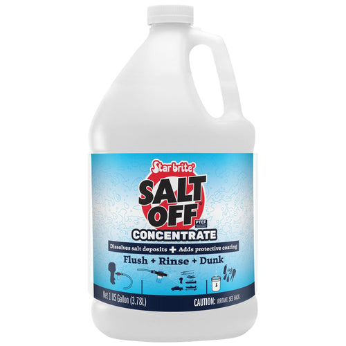 Salt Off Concentrate STAR BRITE - Ultimate Salt Remover Wash & Marine Engine Flush for Boats, Vehicles, Trailers, and More - 128 OZ Gallon (093900N)