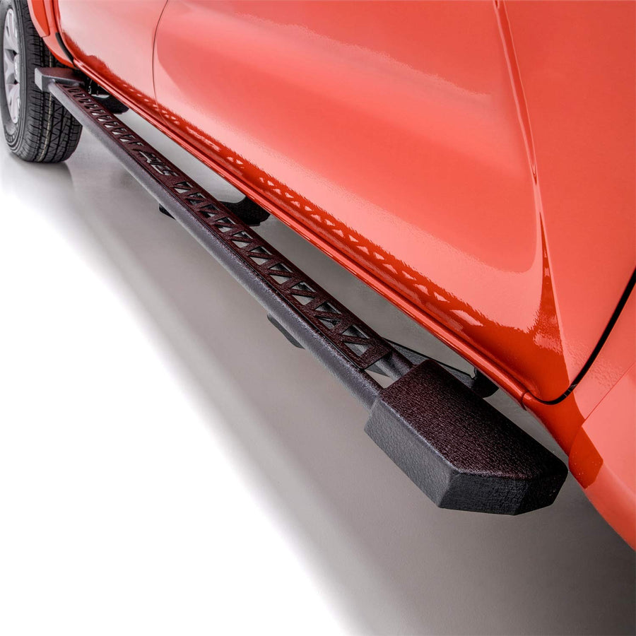 Black Steel ARIES Rocker Step Guard Running Boards, Select Nissan Xterra