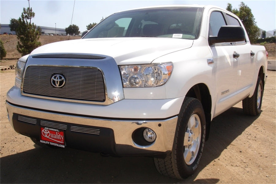 Horizontal T-Rex 21959 Aluminum Polished Finish Billet Grille Overlay for Toyota Tundra