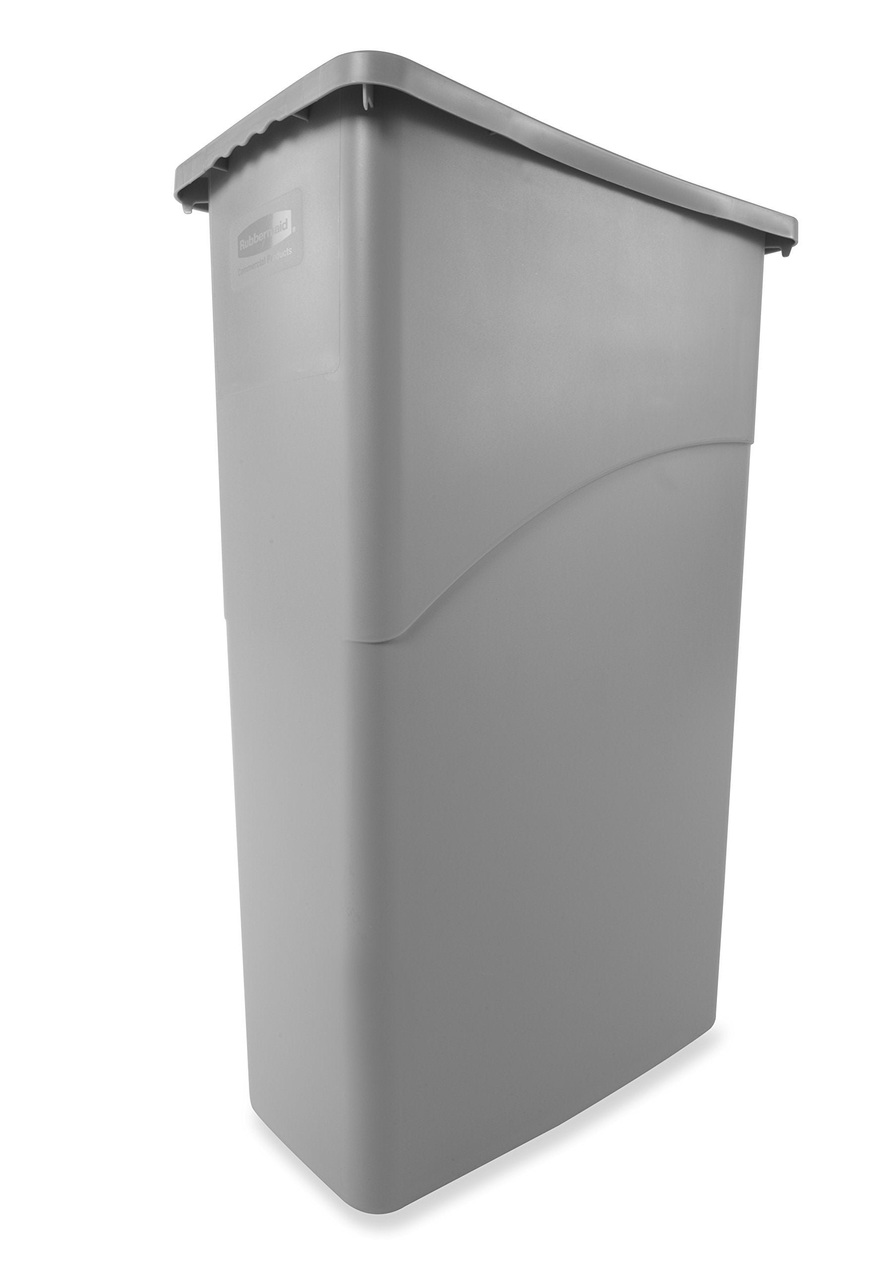 Slim Jim Rubbermaid Waste Container, 87 L - Grey