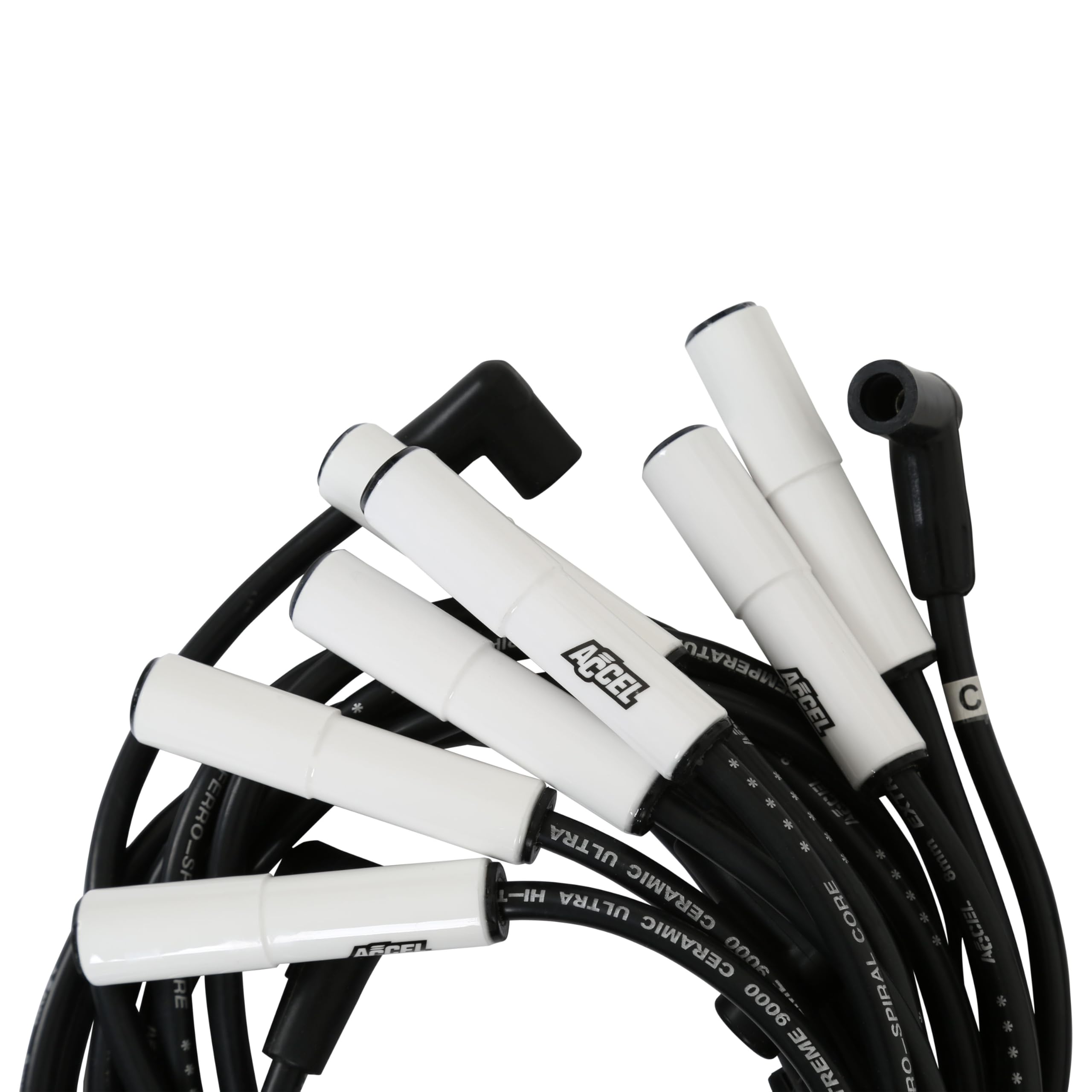 Extreme 9000 ACCEL 9024C Spark Plug Wire Set Ceramic Boot