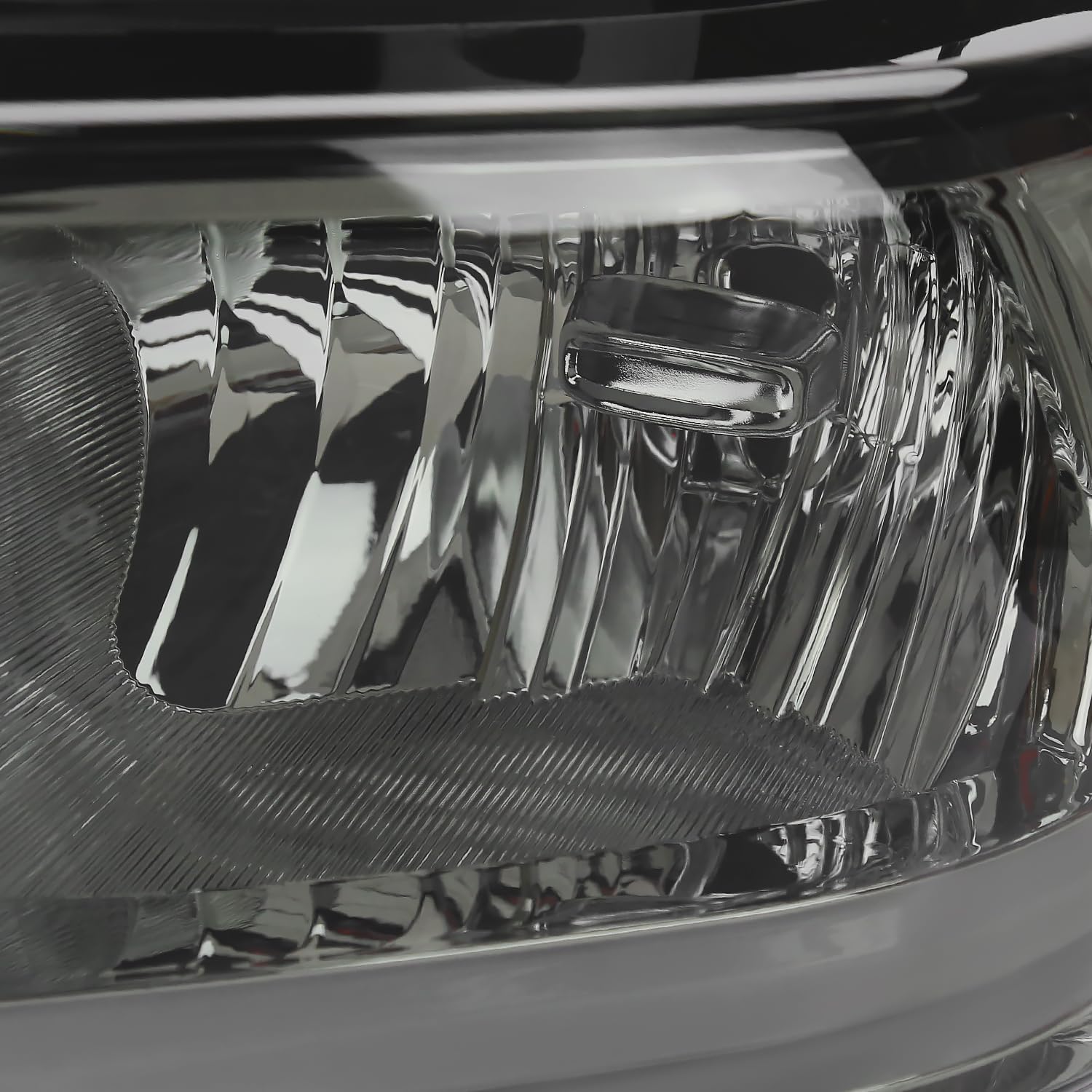 Smoke Headlights w/LED Tube SPEC-D TUNING Compatible with 2019-2024 Ram 2500/3500, Left + Right Pair Headlamp Assembly