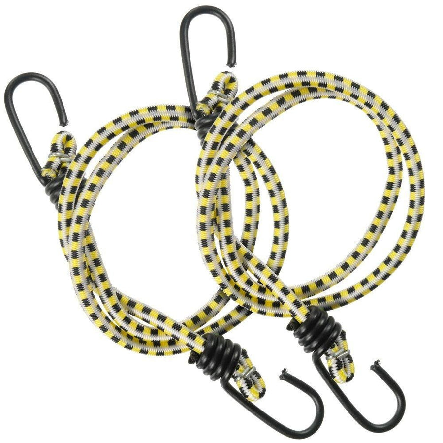 36” Keeper Vinyl Coated Bungee Cord, Multicolor, 2 Pack - UV and Weather-Resistant
