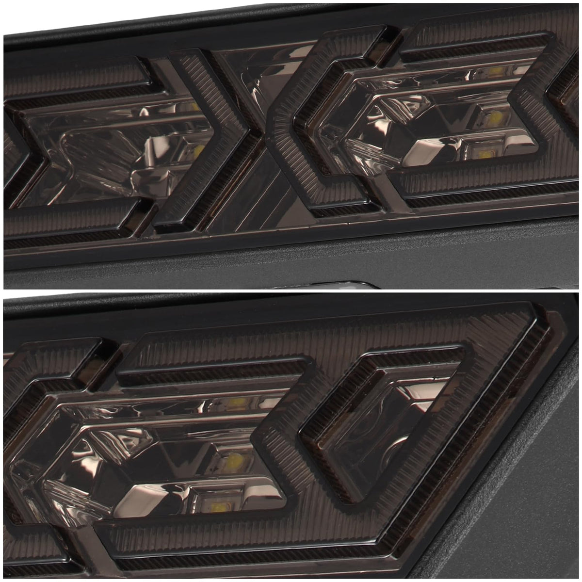 Multi-functional AlphaRex Arrow-X Off-Road Chase Light - Black Smoke
