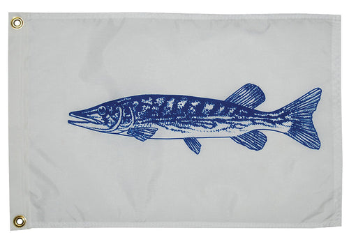 Fish Flag Taylor Made Products, Nylon, 12 inch x 18 inch, Pickerel, 4518