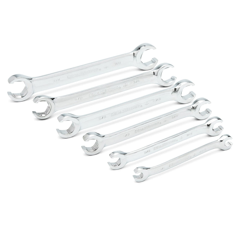 6 Pc. GEARWRENCH Flare Nut Wrench Set, SAE - 81907