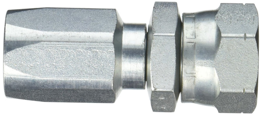 Gates Field Attachable 10C5-12RFSX for C5C, C5D and C5M Hose, Female SAE 45 Flare Swivel, Steel, 1/2" ID