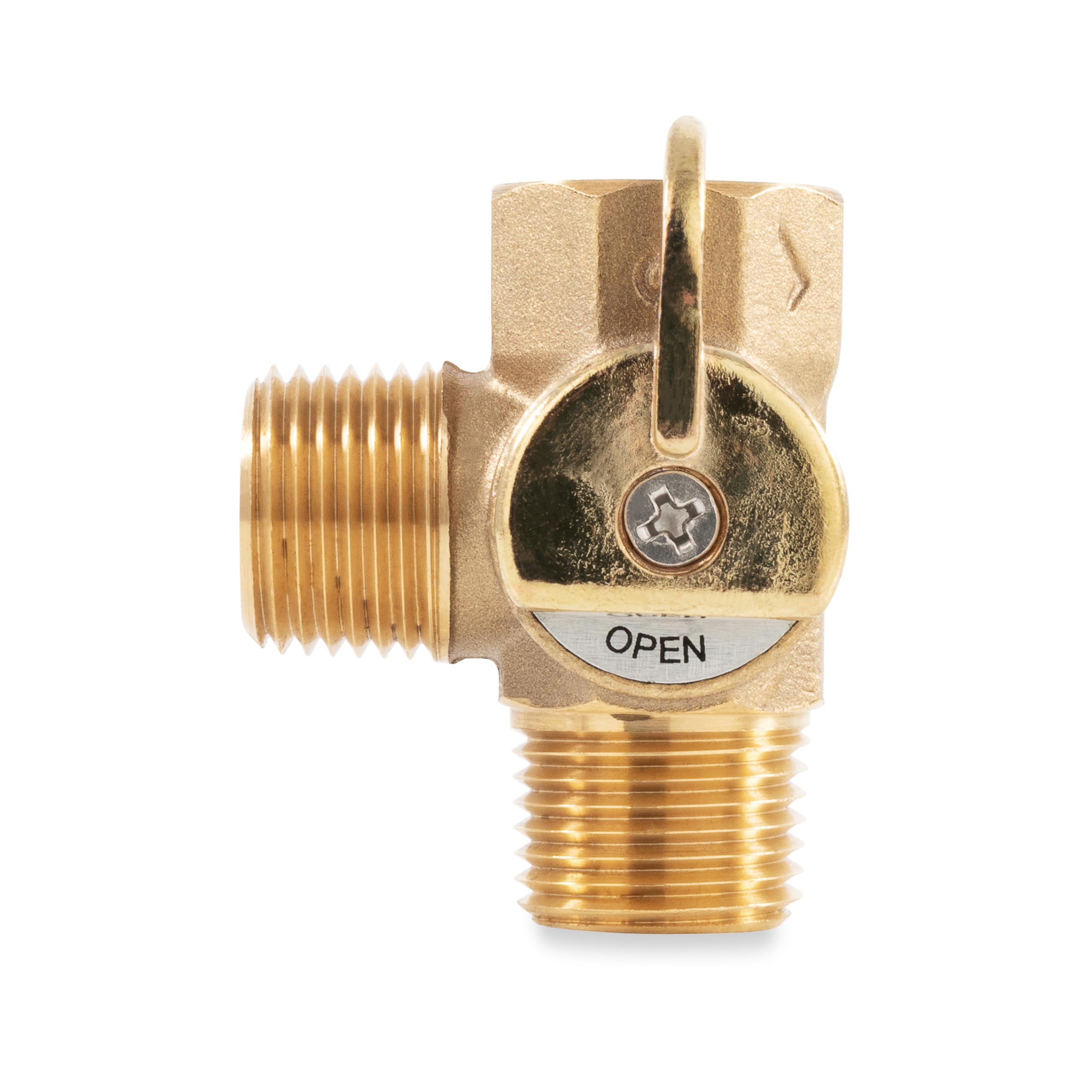3-Way Valve Camco Replacement for RV Winterization Water Heater by-Pass Kit - Heavy Duty Brass Construction - Easy Non-Restricted Flow & Installs Easy (37463)