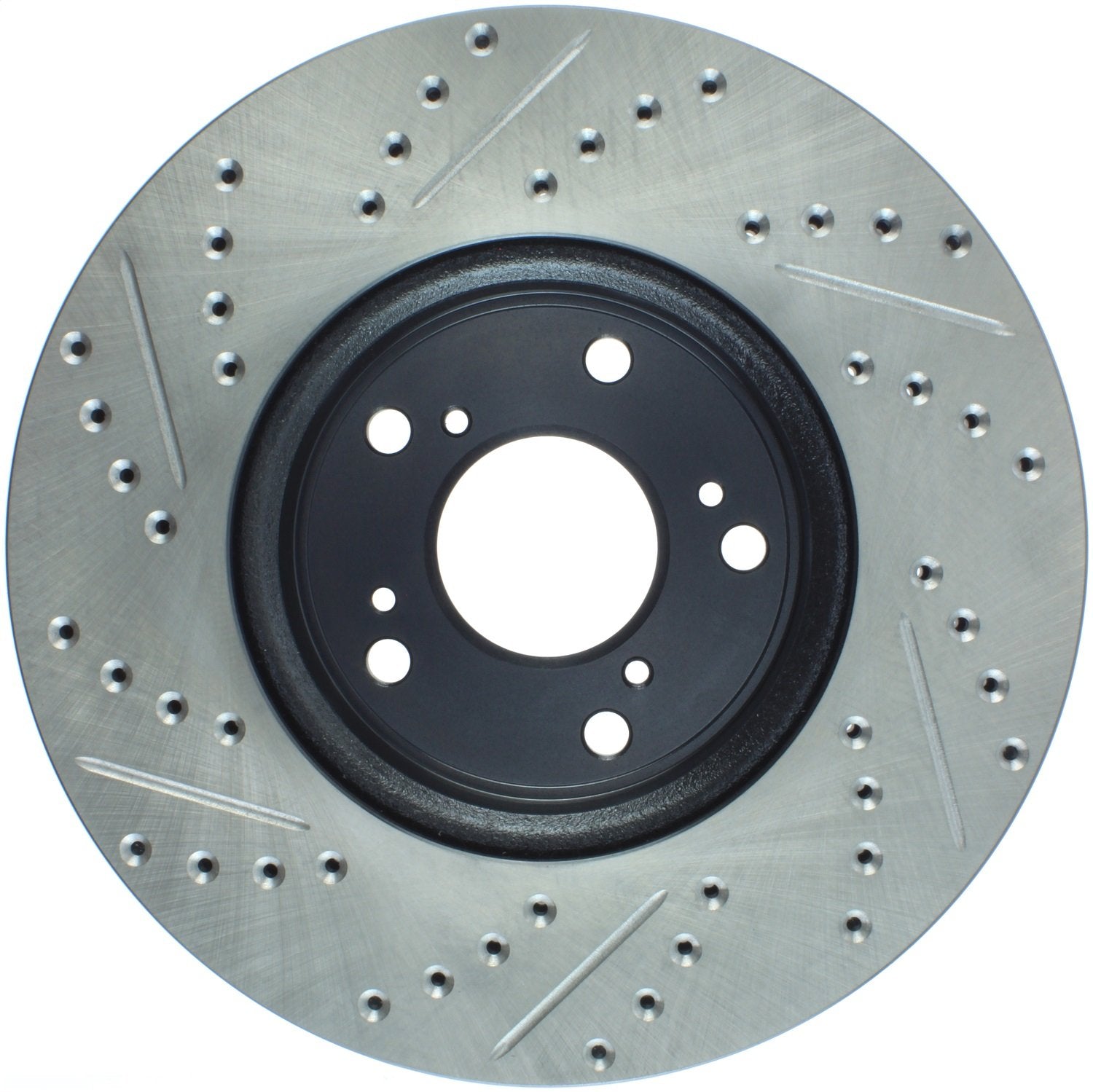 Sport Drilled/Slotted Brake Rotor StopTech 127.40086L (Front Left), 1 Pack