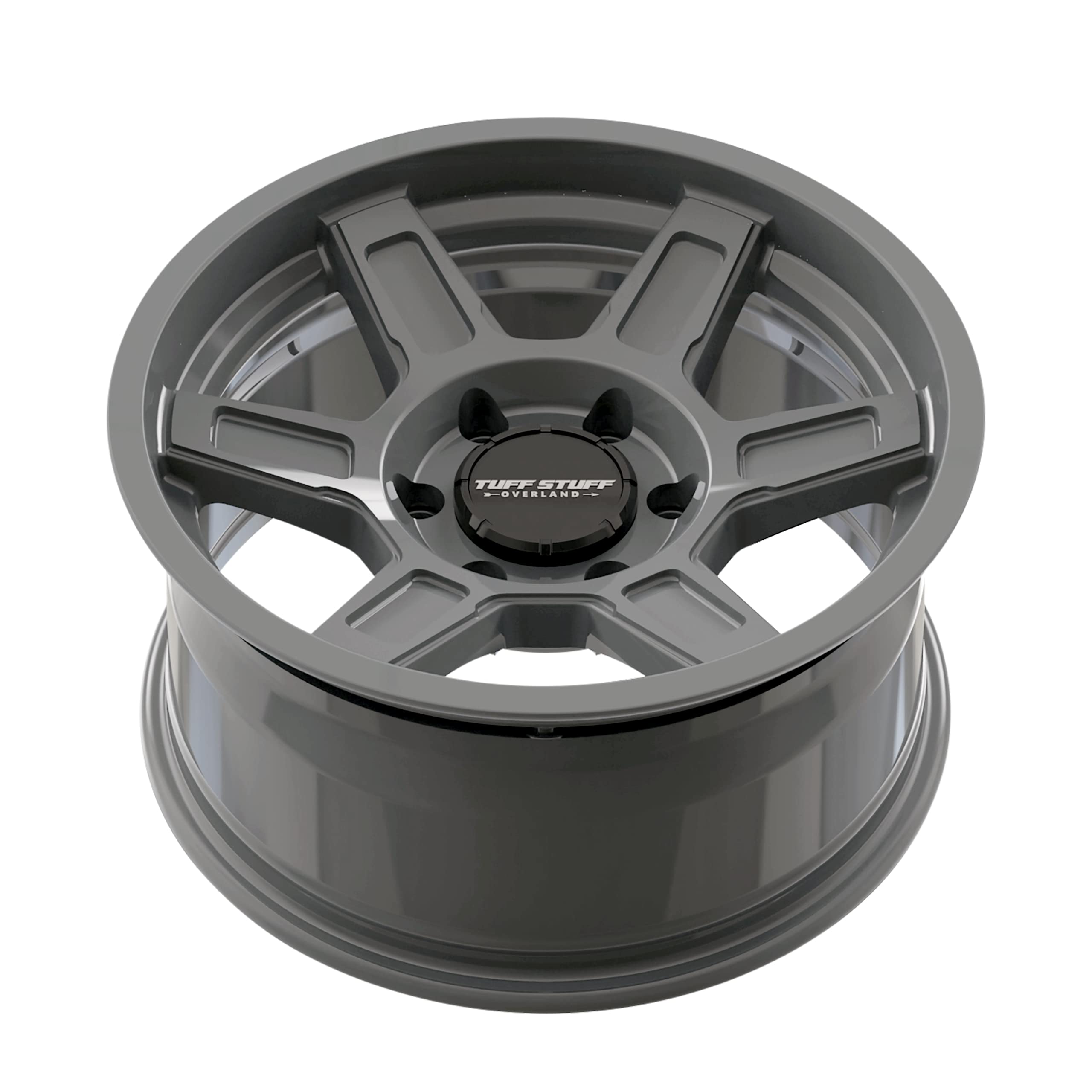 Ascent TS01 TUFFSTUFF Gloss Grey 17X8.5 6-135 0MM 87.1MM