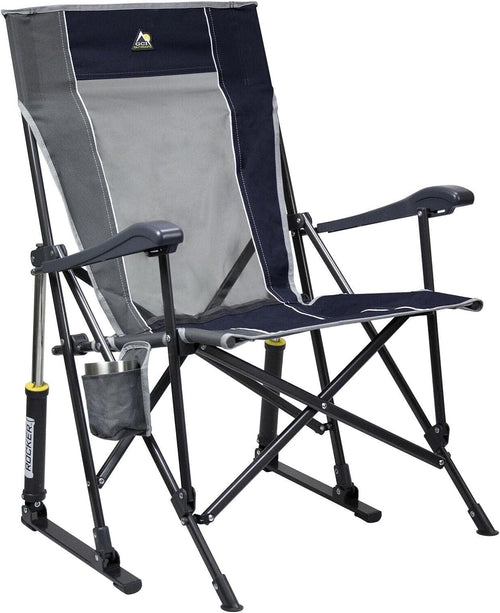 GCI Outdoor Collapsible Rocking Chair & Roadtrip Rocker - Indigo