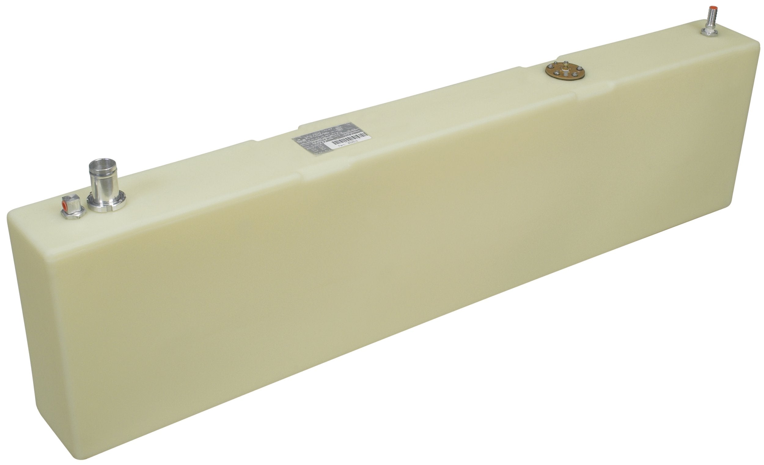 Moeller Below Deck Marine Permanent Fuel Tank (20-Gallon, 58" x 6" x 14.75") (032818)