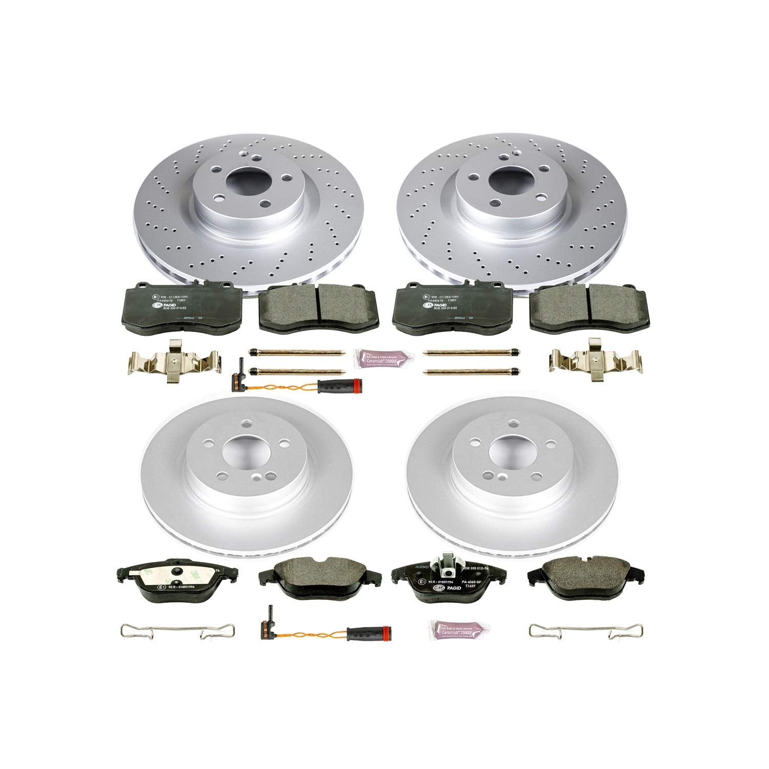 Euro-Stop Power Stop Brake Kit Front and Rear
