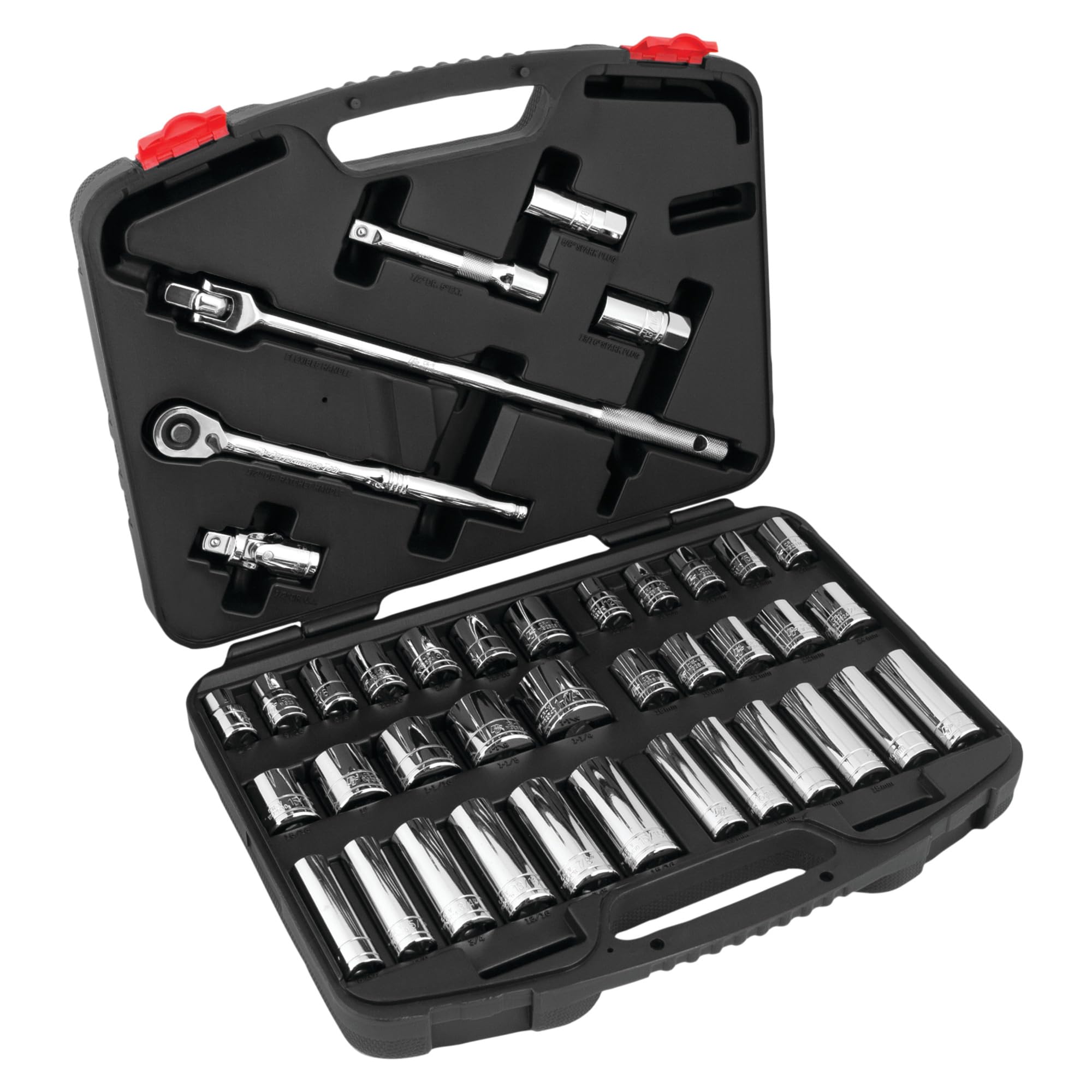 1/2-Inch Drive Performance Tool W32905 Mechanic's Set, 40-Piece