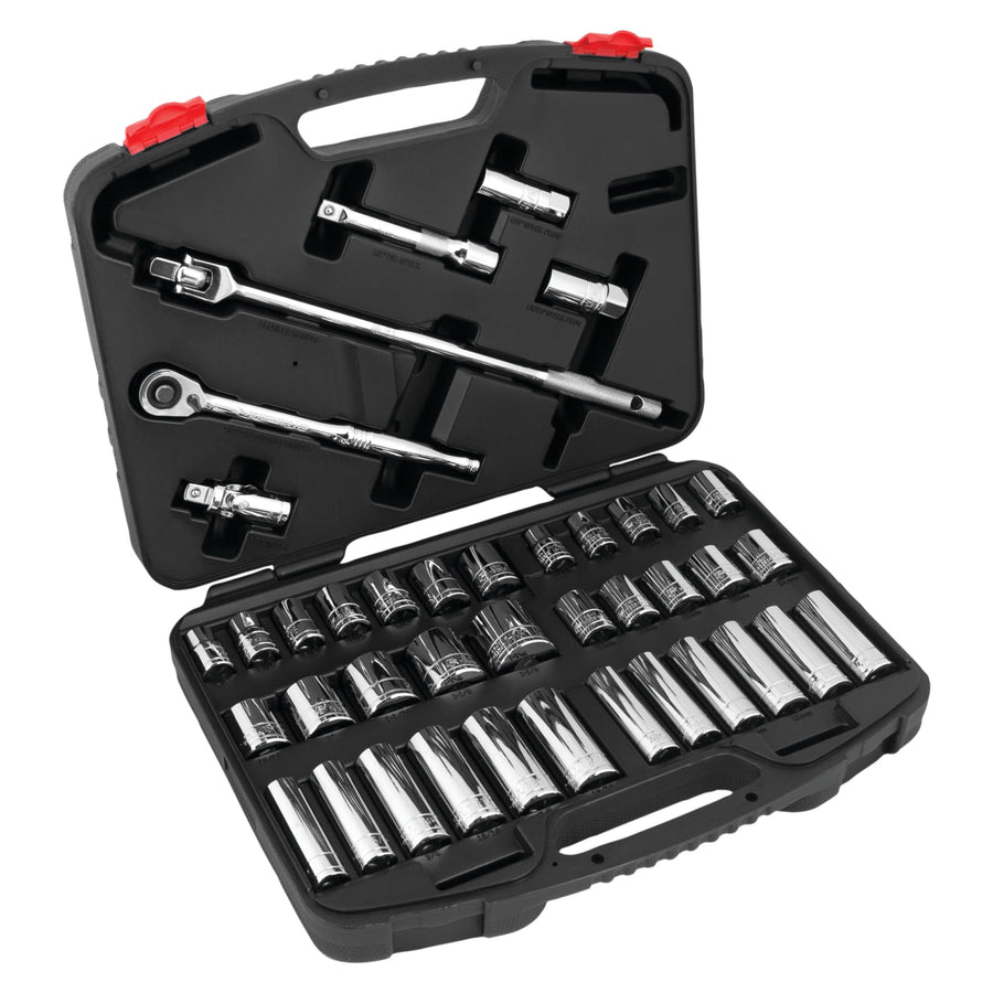 1/2-Inch Drive Performance Tool W32905 Mechanic's Set, 40-Piece