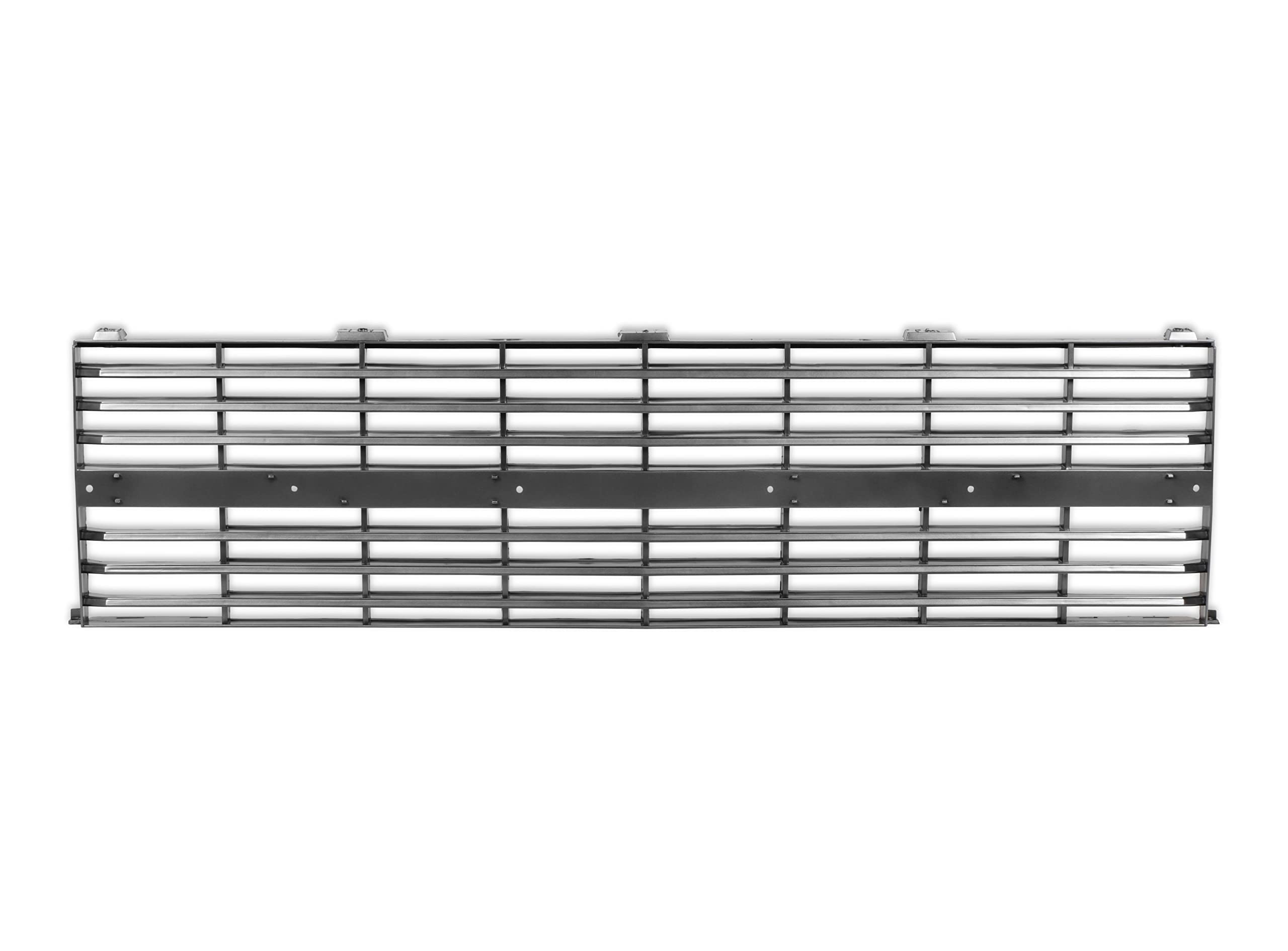 Holley 04-351 Classic Trucks Chevy C/K Dark Charcoal Grille - Dual Headlight - w/o Bowtie