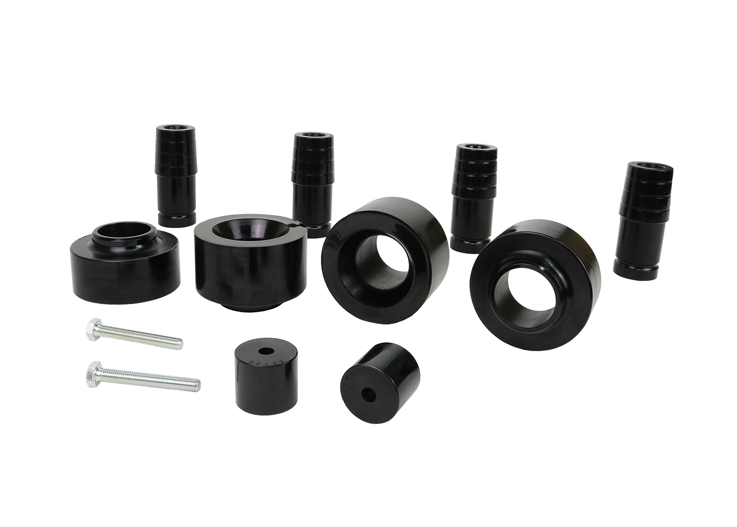 Nolathane Coil Spring Lift REV218.0004 Isolator Black (Front and Rear With Extended Bump Stop Bushing 11/2 In)