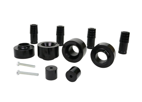 Nolathane Coil Spring Lift REV218.0004 Isolator Black (Front and Rear With Extended Bump Stop Bushing 11/2 In)
