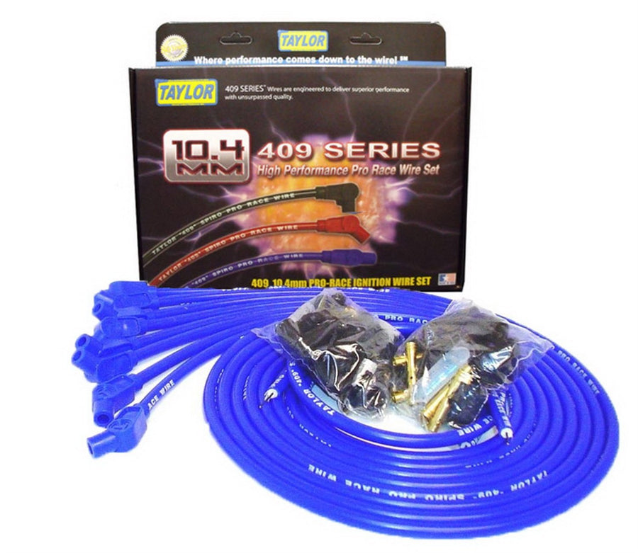 Spark Plug Wire Set Taylor Cable 79653 409 Pro-Race Spiro-Wound Core
