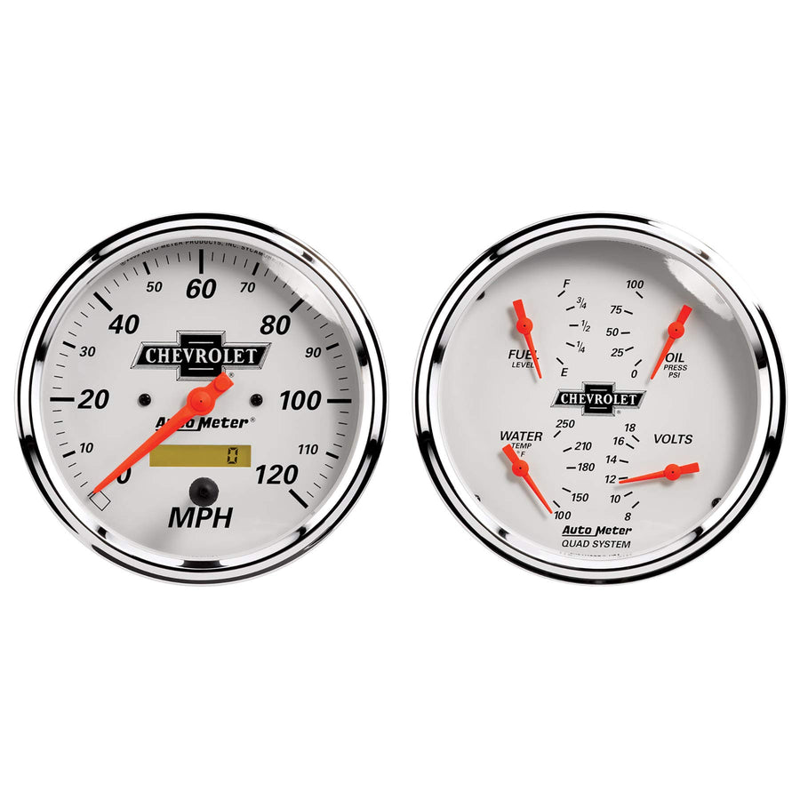 Auto Meter Arctic White 1303-00408 Street Rod Kit,5 Inch