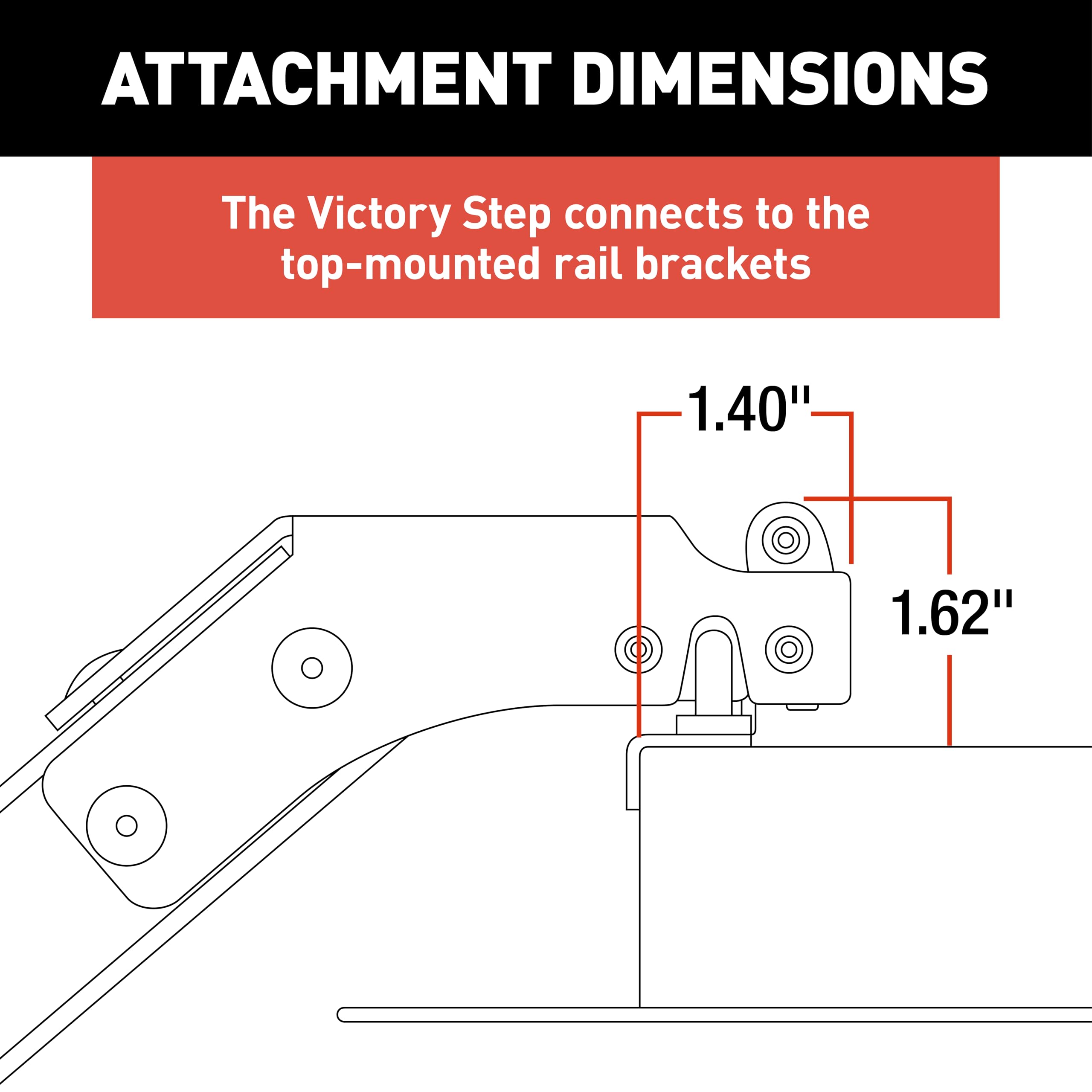 Victory Step Lippert Triple RV Steps for Toy Hauler Patio Systems with Entry Assist Handrail, 300-lb. Weight Capacity, 8" Rise, Anti-Slip Treads, Adjustable Legs/Step Pitch, Easy Storage - 2023024500