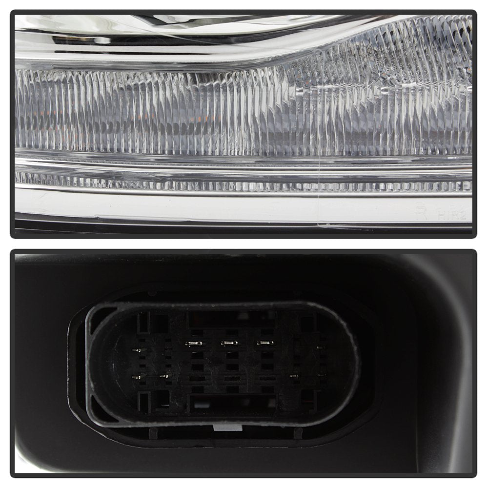 Halogen Models Xtune for Dodge Ram 2013-2017 (Only Fit Models with factory projector LED style) OEM Style Headlights - Chrome