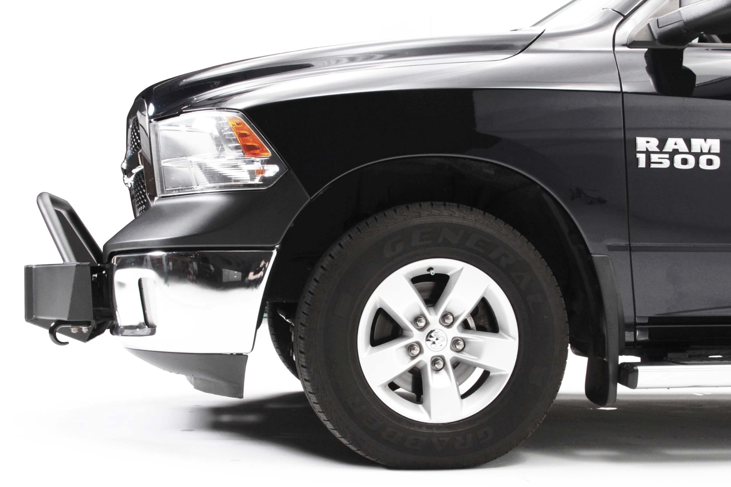 03-18 RAM HD FAB FOURS 25-5500 WNCHMNT, Black
