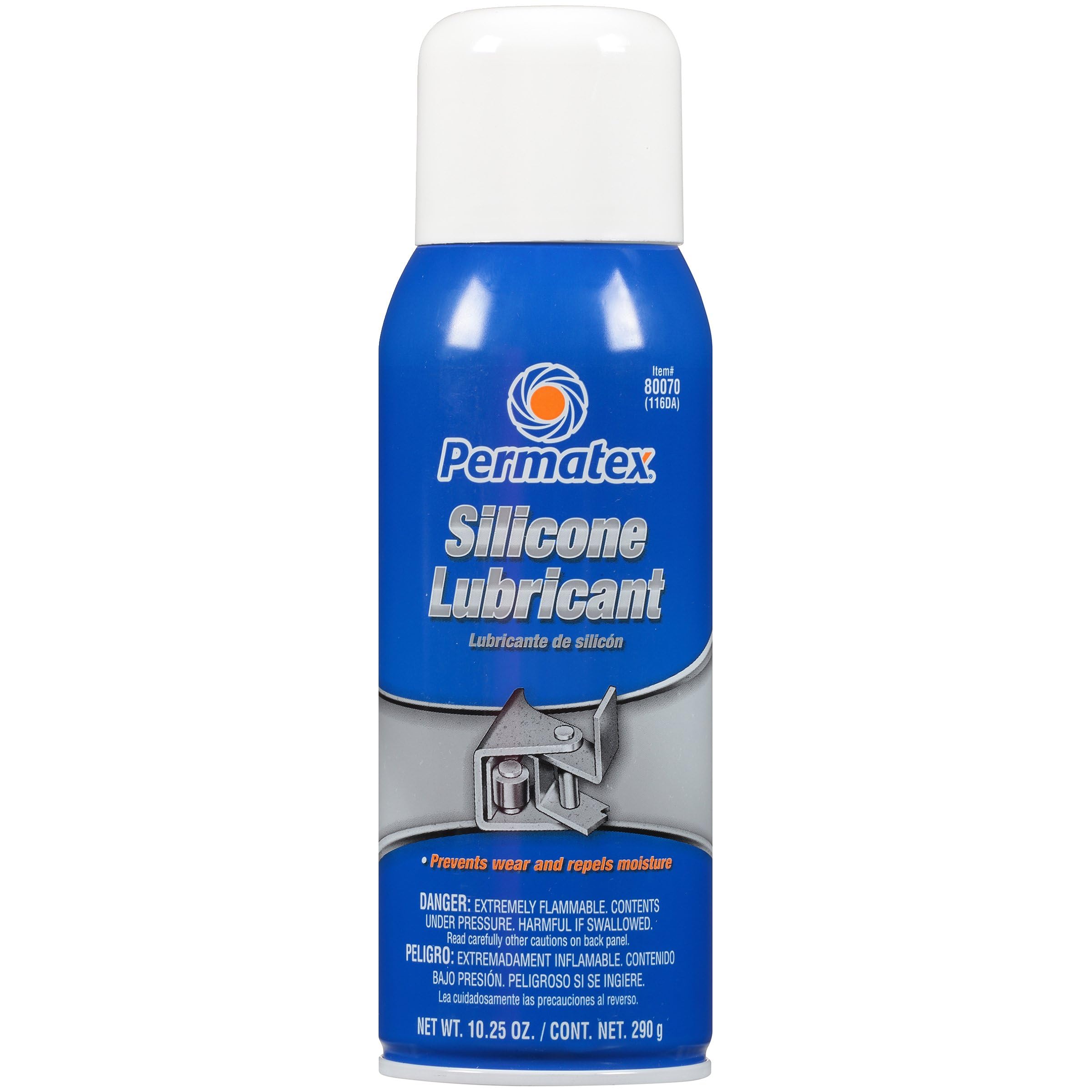 80070 Permatex Silicone Spray Lubricant, 10.25 oz. net Aerosol Can