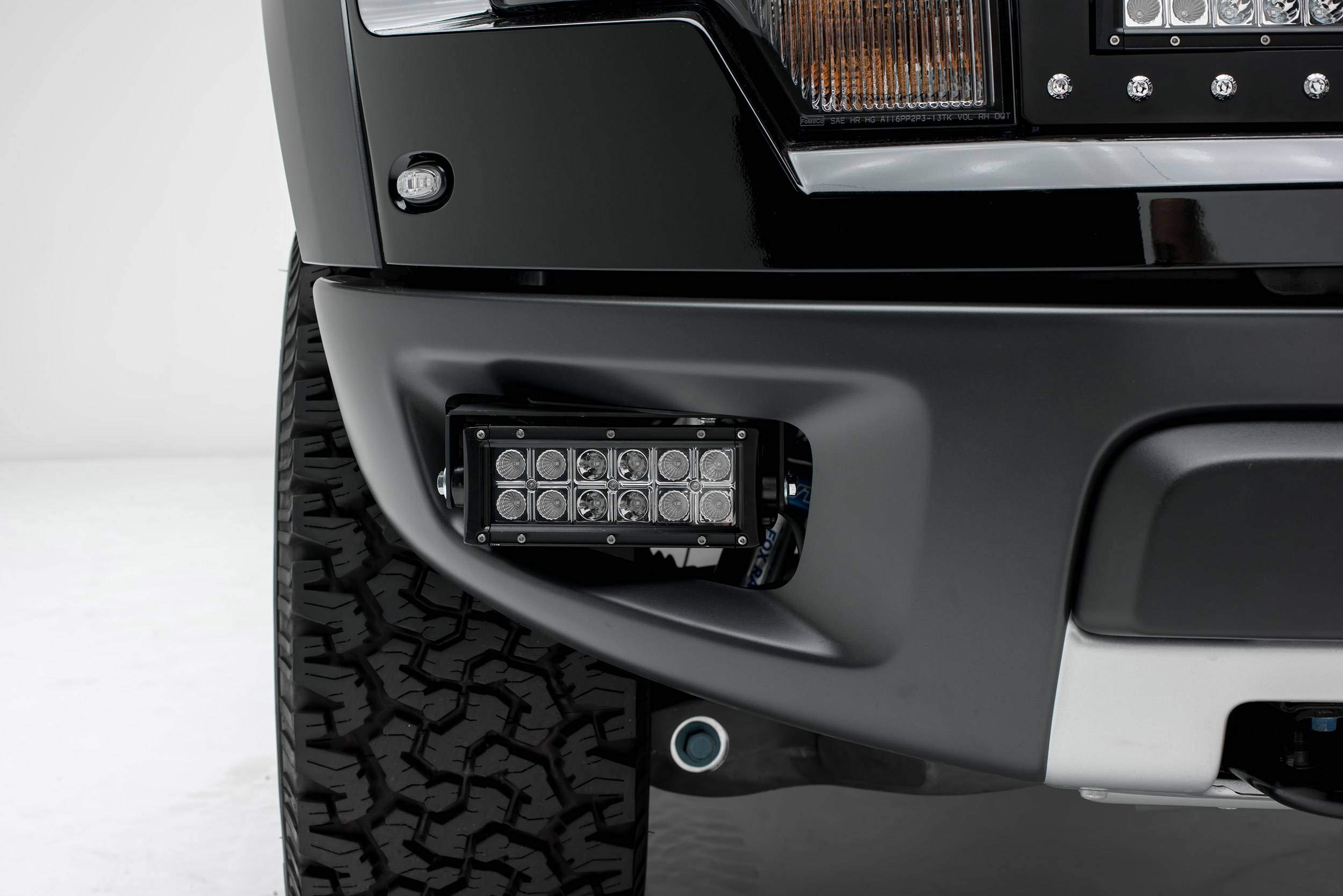 ZROADZ FORD F150-RAPTOR 2010-2014 Z325651 Black Front Bumper LED Bracket