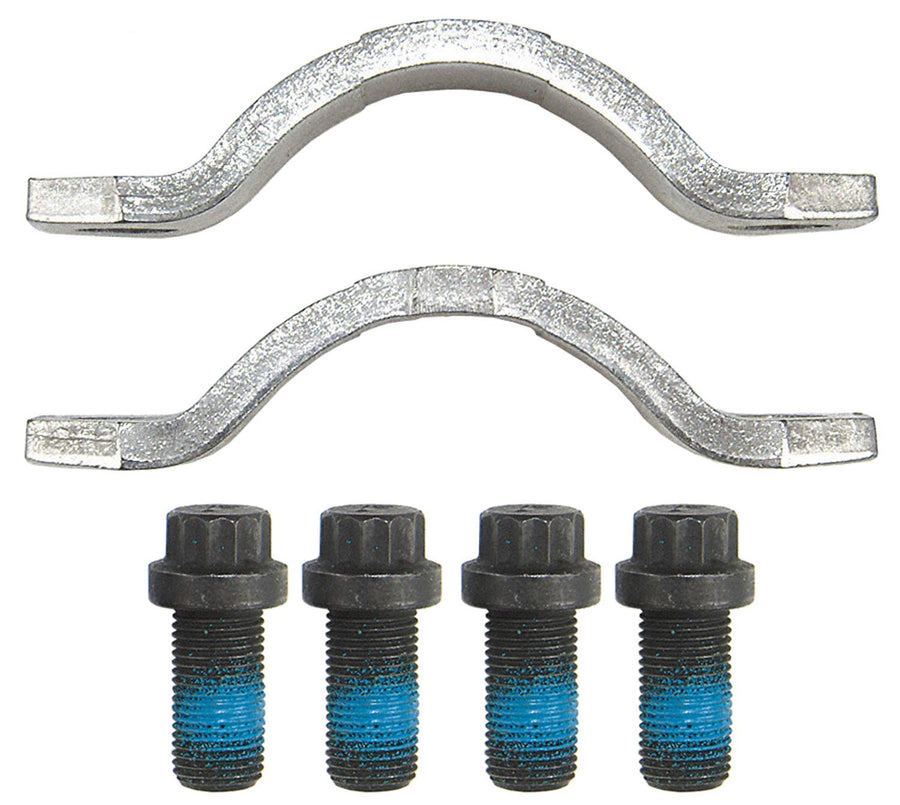 MOOG Universal Joint Strap Kit 475-10 for U-Joint 475; Contains 2 2.5" Bolt Center Clamps & 4 3/8"-24 x 3/4" 12-pt Cap Screws