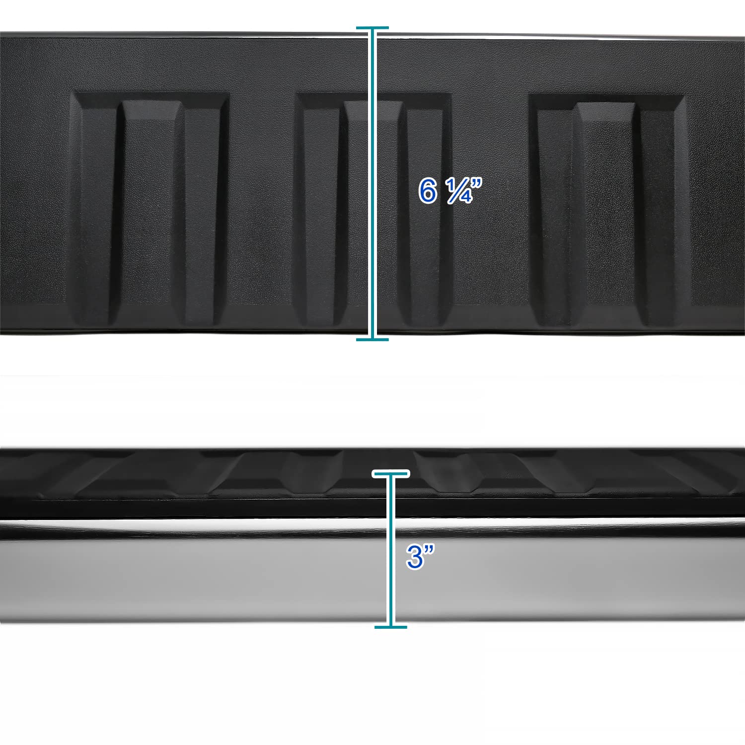 Chrome Spec-D Tuning Side Step Nerf Bars Best Running Boards Compatible with Chevy Silverado Regular Cab 1999-2015