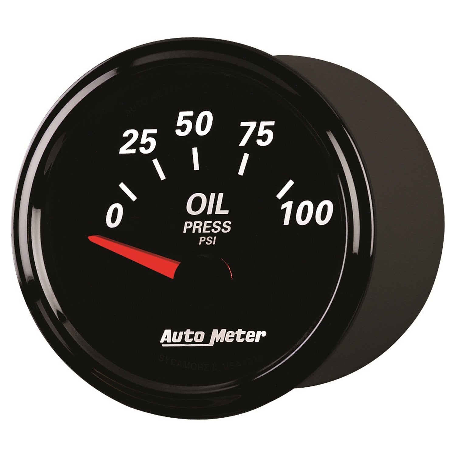 Auto Meter 1228 2-1/16" Designer Black II 0-100 PSI Short Sweep Electric Oil Pressure Gauge