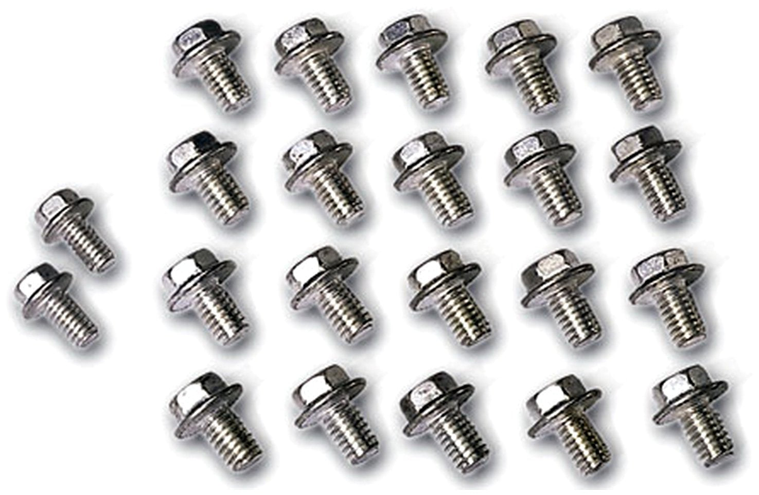 Moroso Oil Pan Bolt 38550, Fits Small Block Chevy/ 90 Degree V6 and Olds V8.