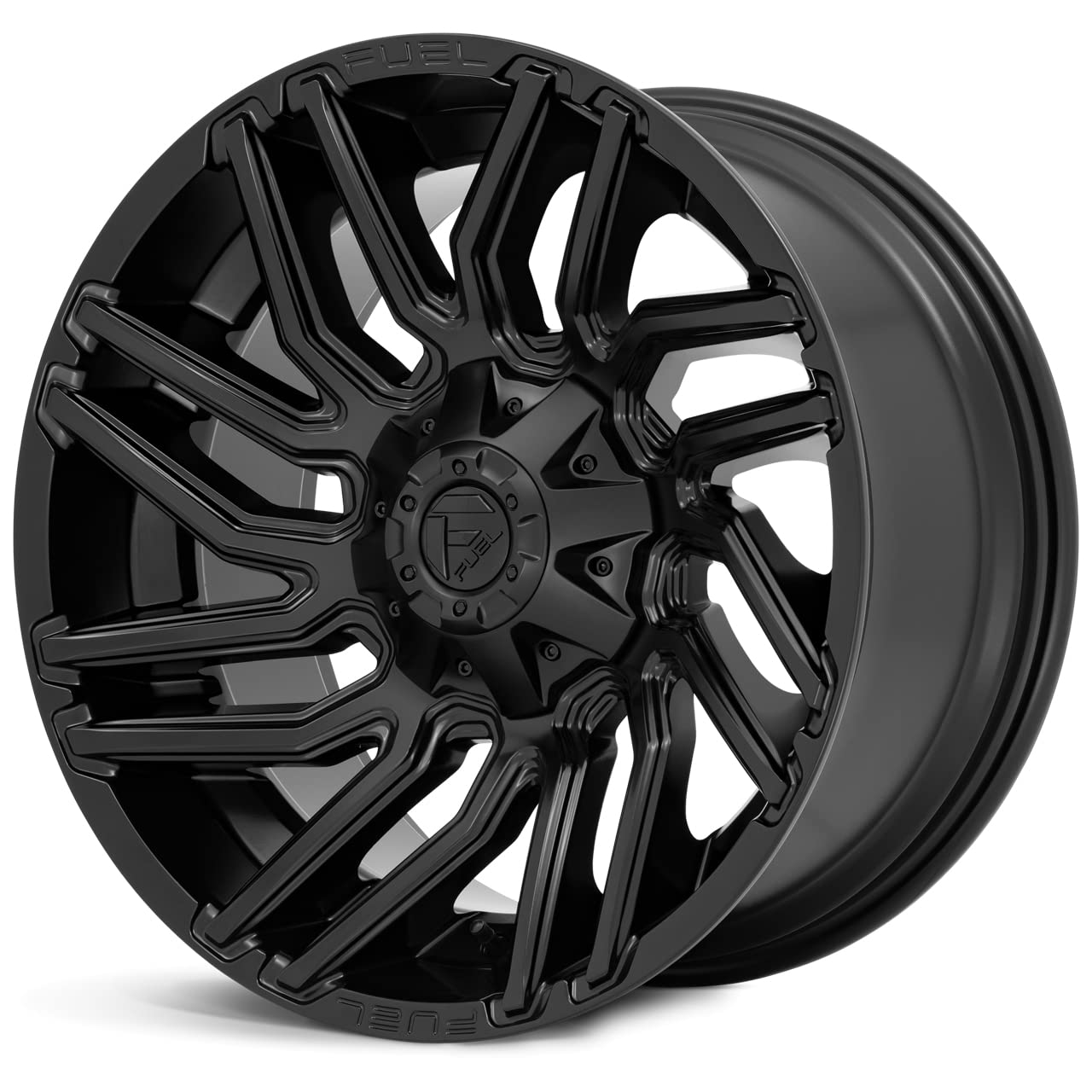 D775 TYPHOON FUEL OFF-ROAD 20X9, 8X6.5, 5.04, 1mm MATTE BLACK - D77520908250