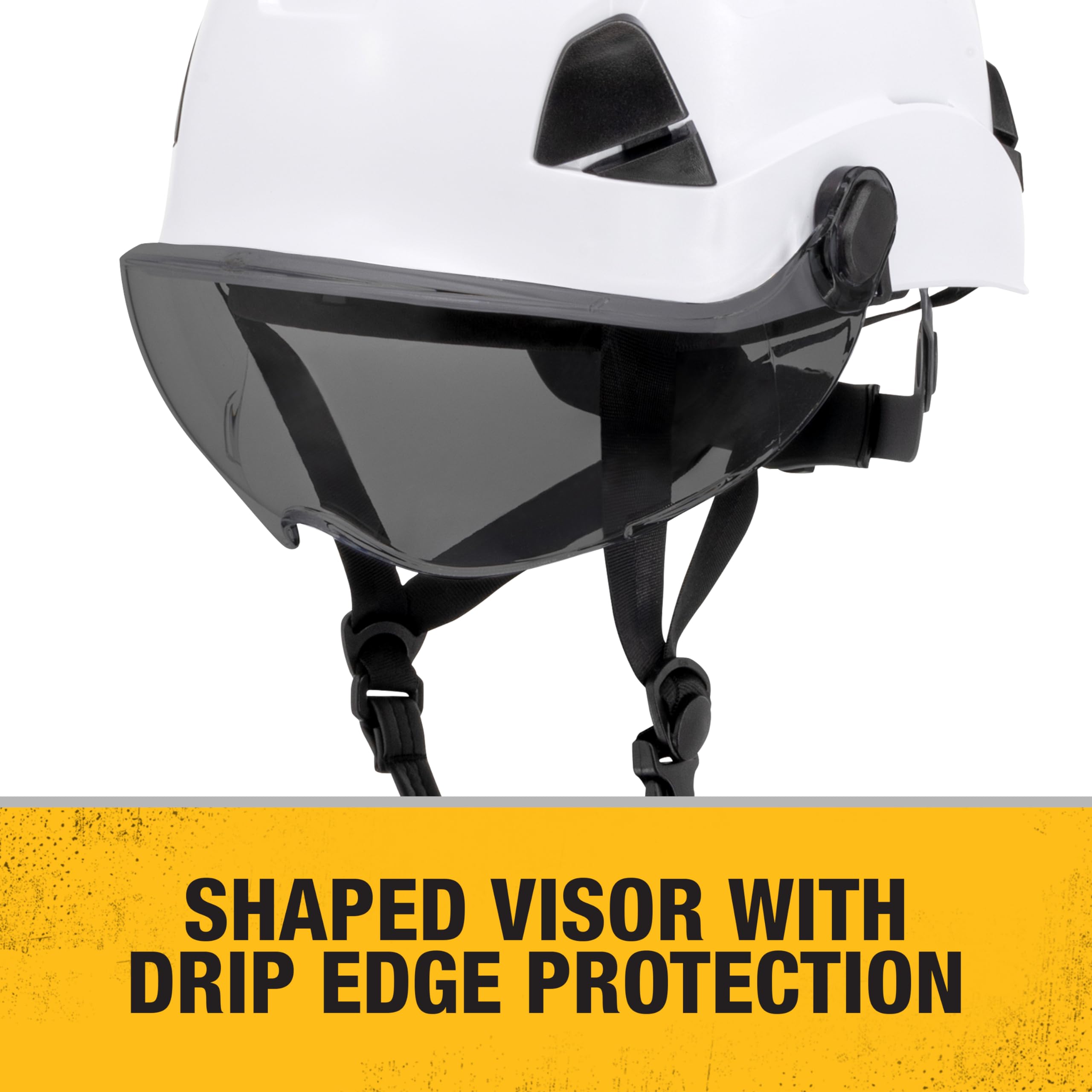 DEWALT Visor DPG22-SH with Premium Anti-fog+ Smoke Lens Designed to Fit DPG22 Type II Helmet