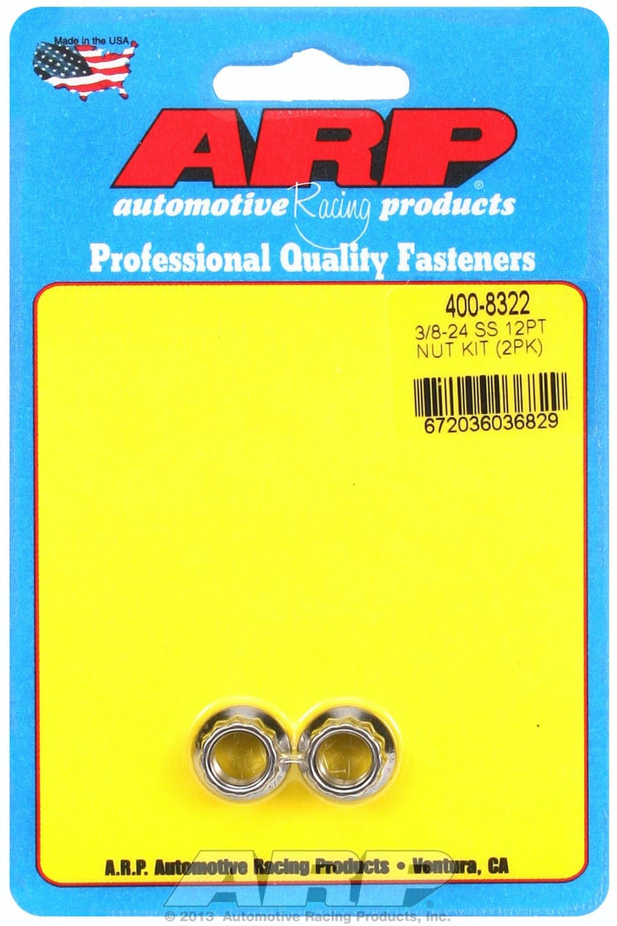 Nut ARP Kit, Stainless Steel (400-8322)