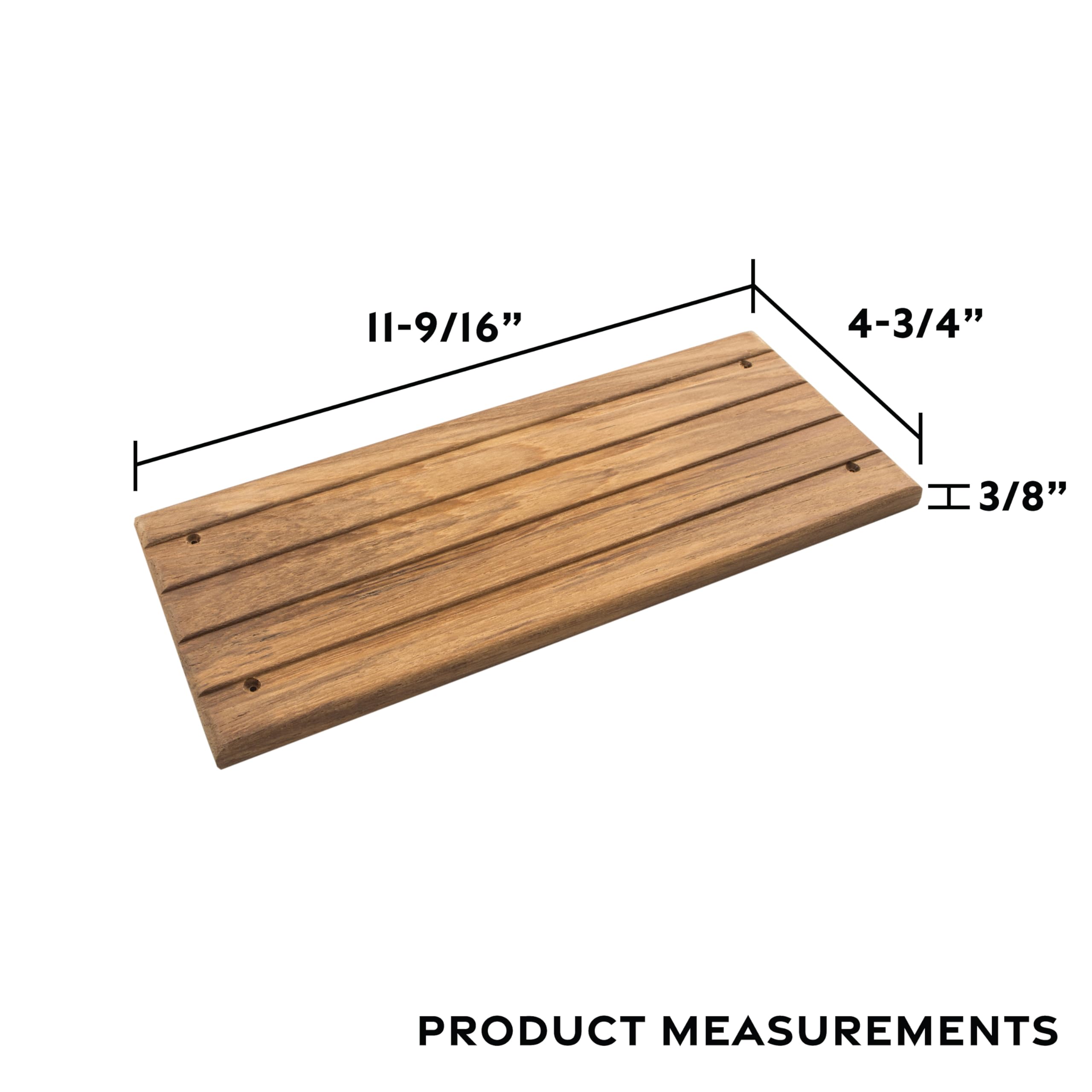 Teak Whitecap Boat Deck Step, Medium