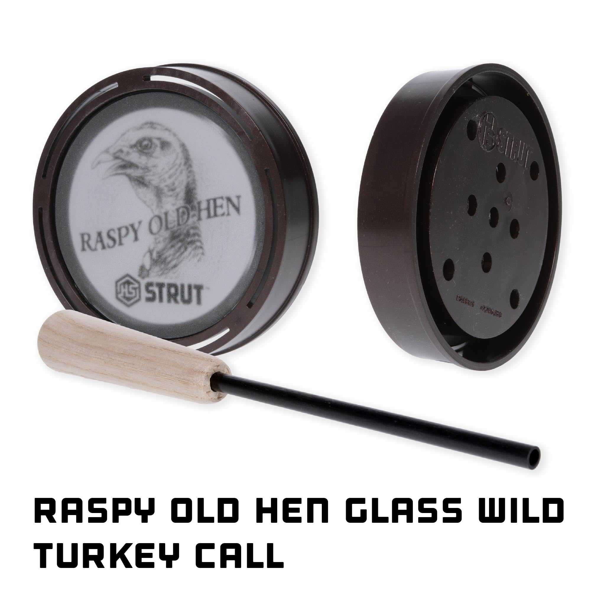 Hunters Specialties Combo Kit - Raspy Old Hen Turkey Game Calls Pack - Wide Range of Turkey Sounds