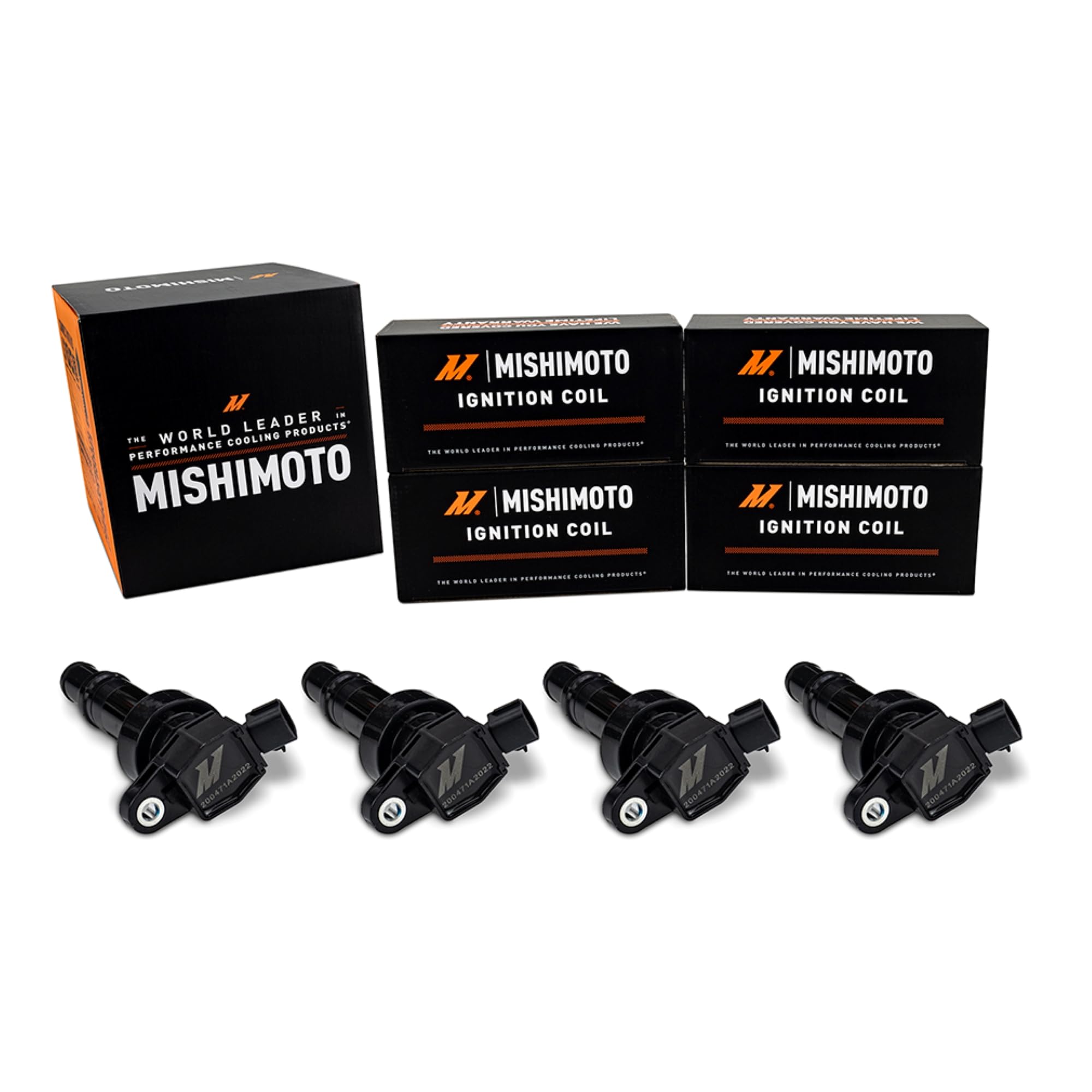 Mishimoto 4-Pack Ignition Coil compatible with Hyundai Accent 1.6L 2012-2018