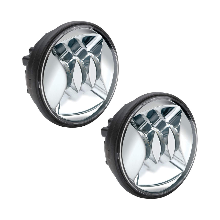 12V JW Speaker SAE/ECE Led Fog Chrome Inner Bezel-2 Light Kit