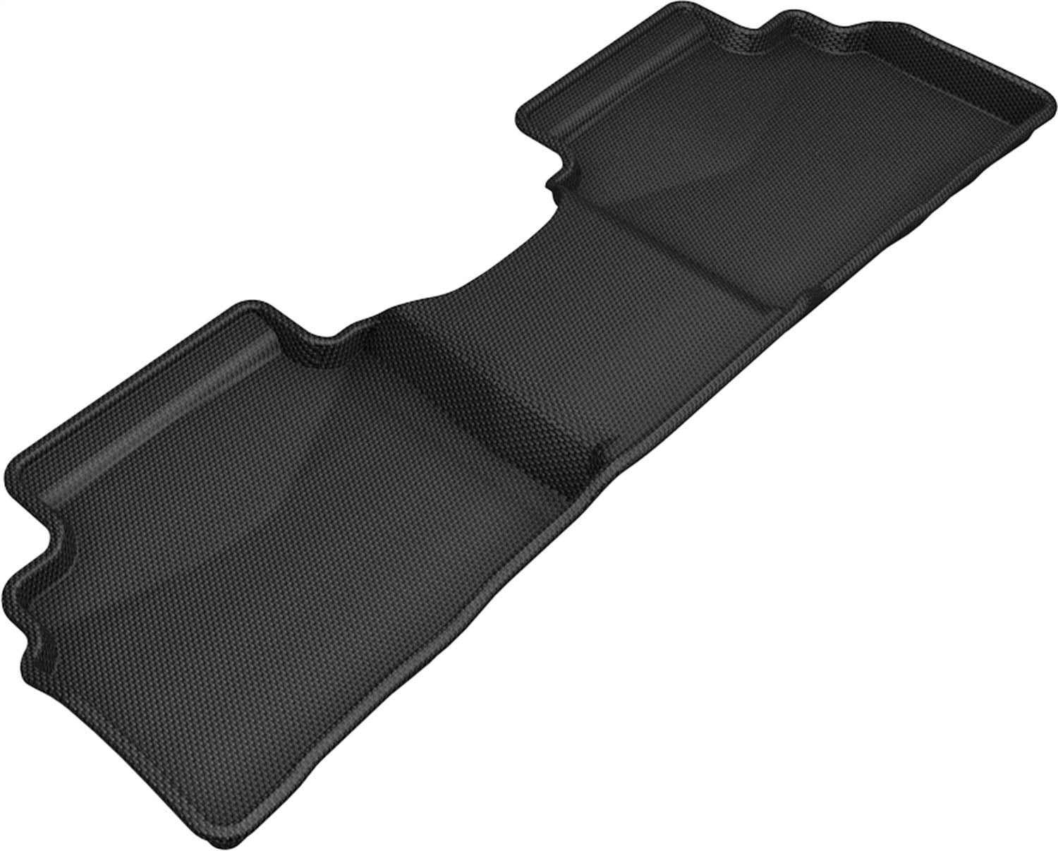 Kagu Floor Mat (Black) 3D MAXpider for 2019-2022 KIA Forte - 2ND Row