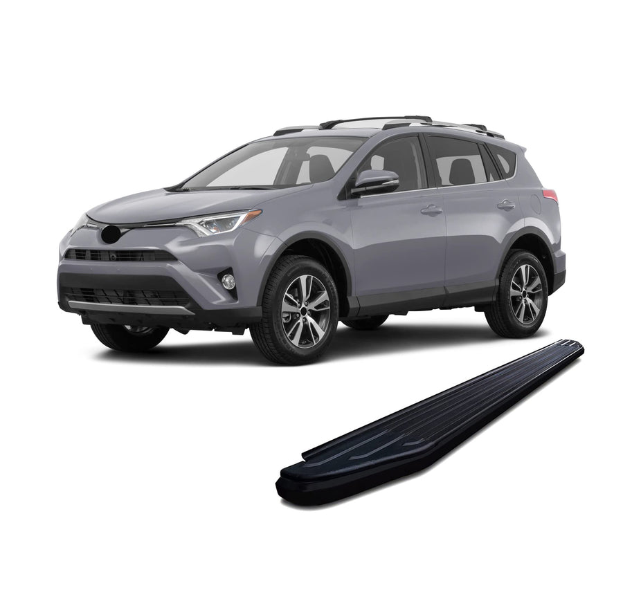 Peerless Black Horse Off Road Running Boards Compatible with 2006-2018 Toyota Rav4-PR-TYRABK