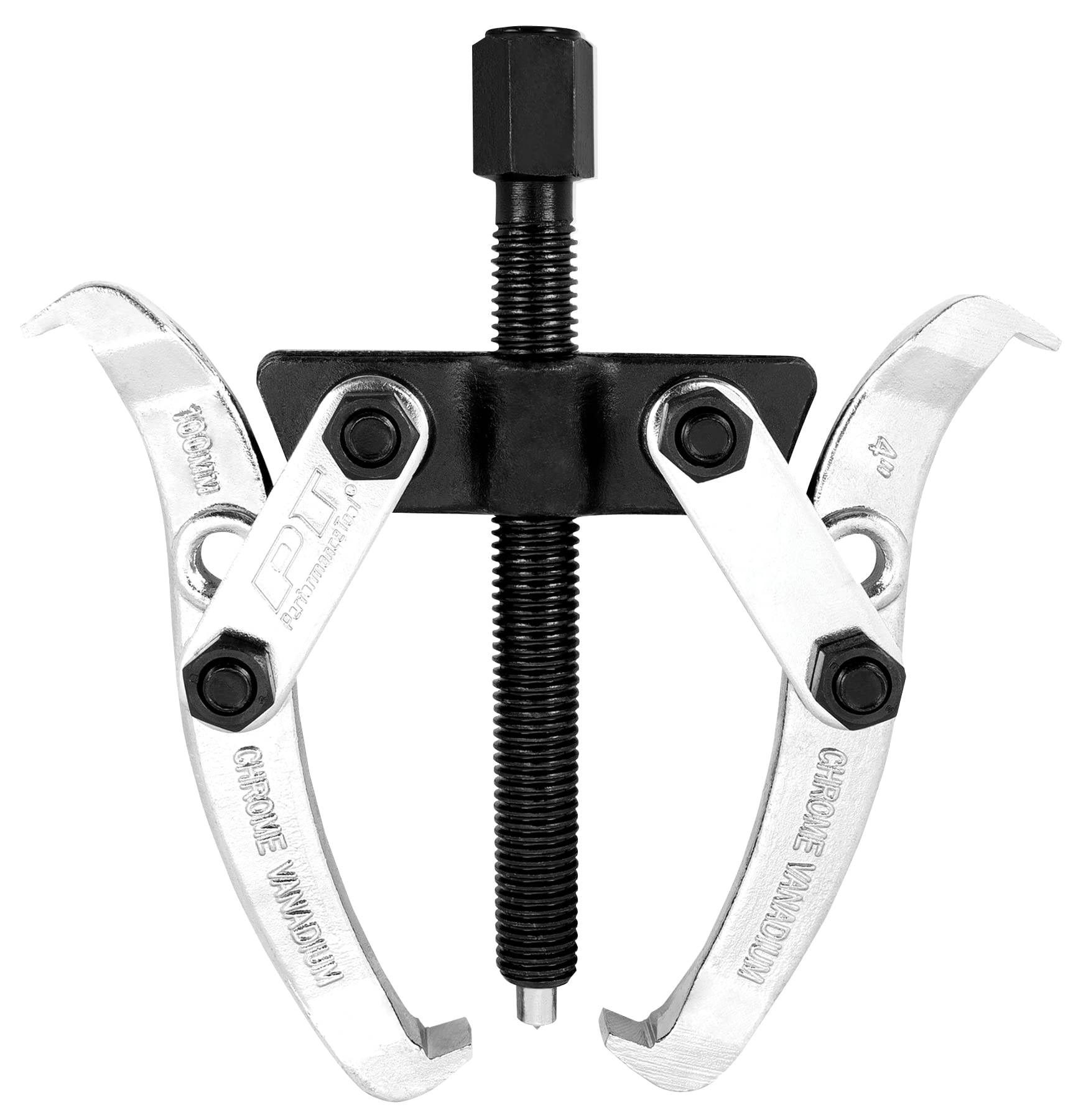 W84500 Performance Tool 4-Inch 2 Jaw Gear Puller Removal Tool for Gears, Pulley, and Flywheel (4" Spread, 3-1/2 Reach)