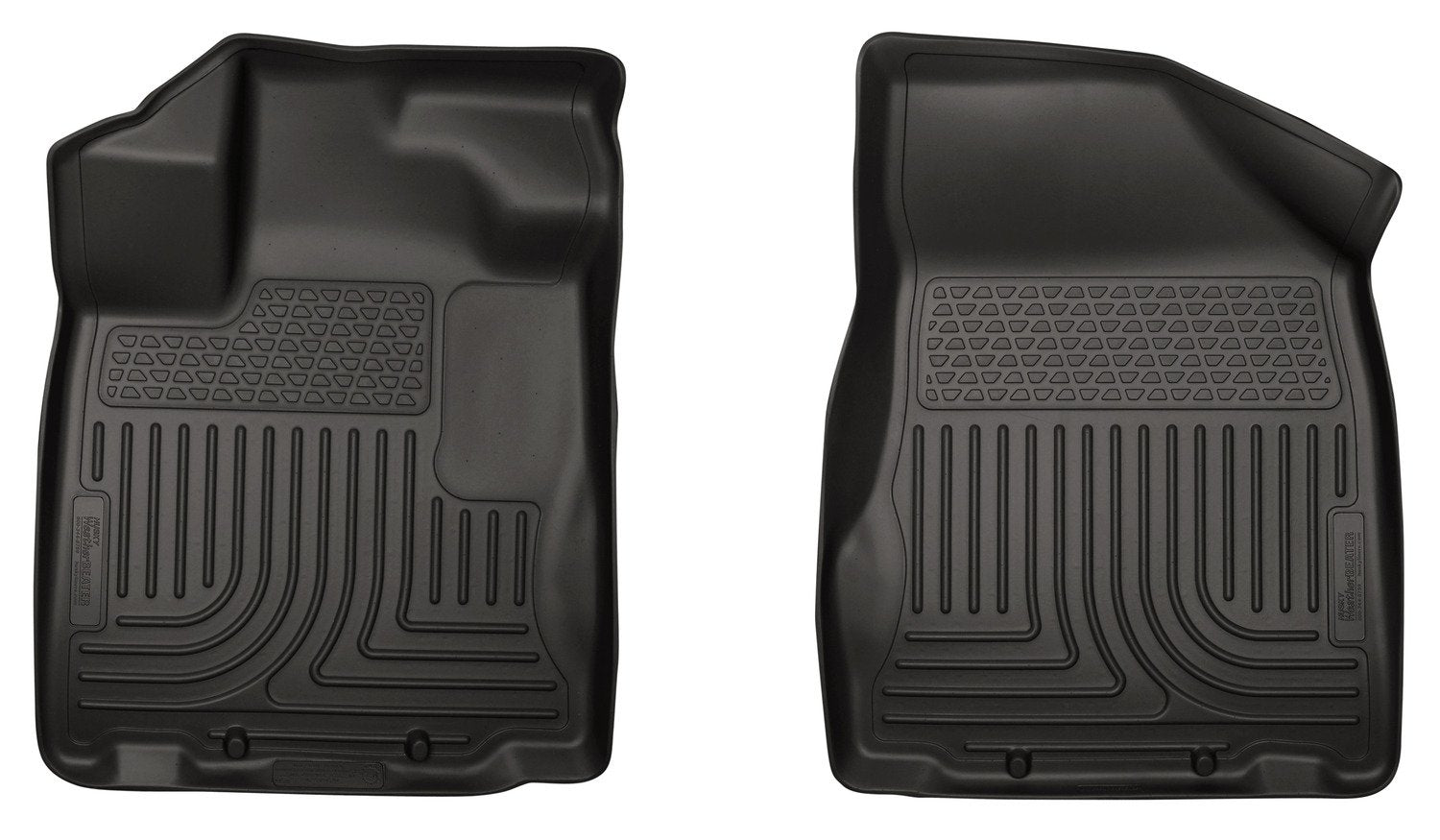 Weatherbeater Husky Liners Floor Mats | Fits 2013-2020 Nissan Pathfinder | Front Row, 2-pc Black - 18661