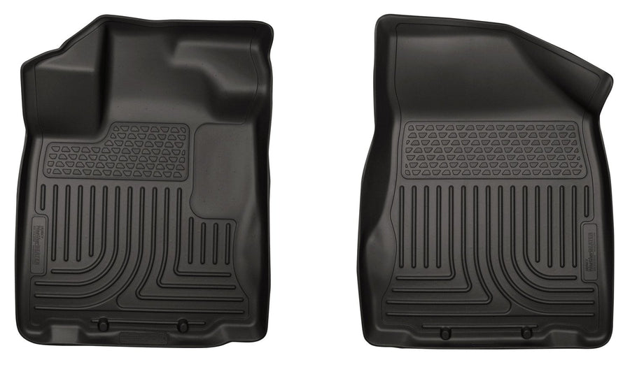 Weatherbeater Husky Liners Floor Mats | Fits 2013-2020 Nissan Pathfinder | Front Row, 2-pc Black - 18661